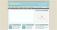 Desktop Screenshot of fibrotalk.com